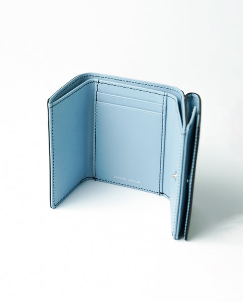 INW33 Navy Trifold Wallet