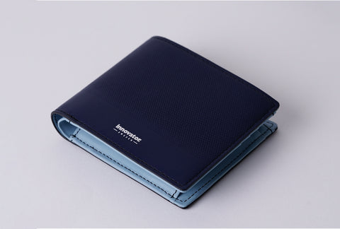 INW37 Navy Bifold Wallet