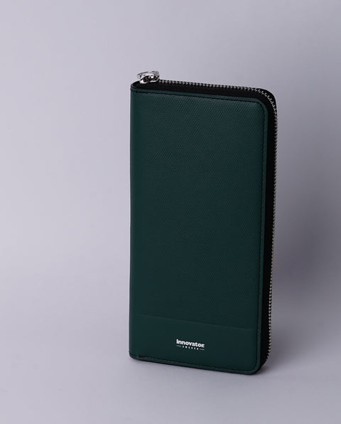 INW48 Green Round Fastener Wallet L