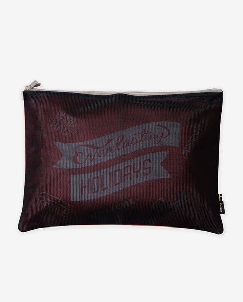 INT14L Orange Mesh Pouch L