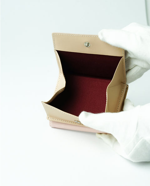INW33 Pale Pink Trifold Wallet