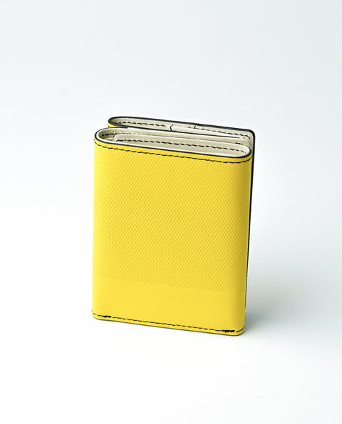 INW33 Yellow Trifold Wallet