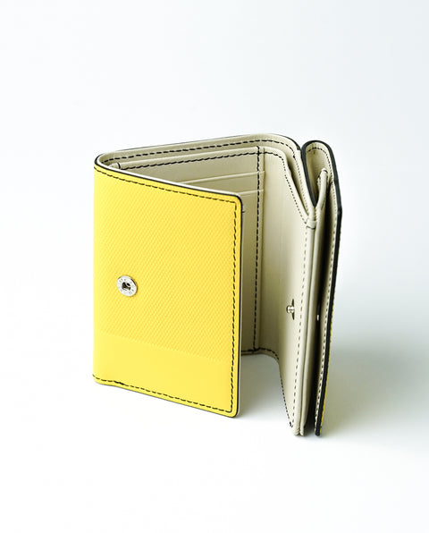 INW33 Yellow Trifold Wallet