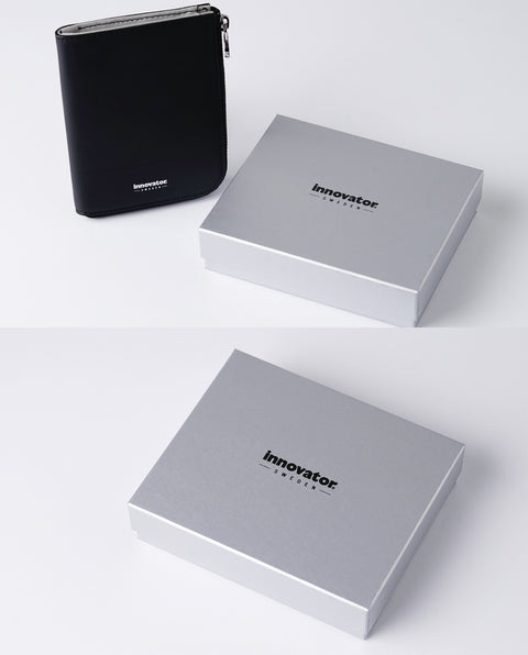INW27 Black Half Zip Wallet