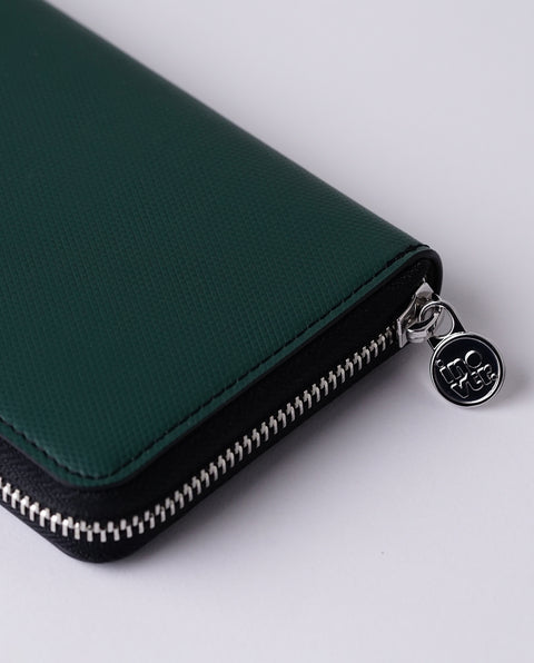 INW48 Green Round Fastener Wallet L