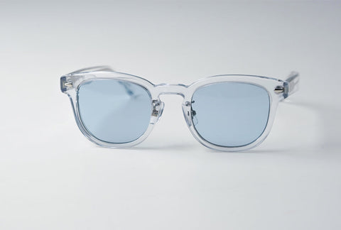 ING316 Clear White-Blue Handmade in 鯖江 x 豊岡