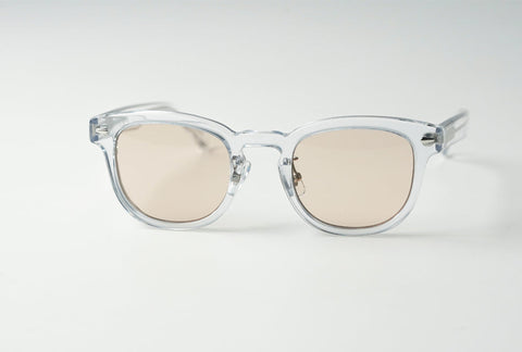 ING316 Clear White-Brown Handmade in 鯖江 x 豊岡