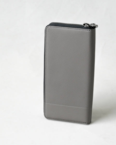 INW48 Grey Round Fastener Wallet L