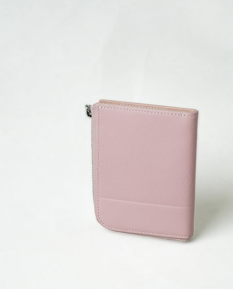 INW27 Pale Pink Half Zip Wallet