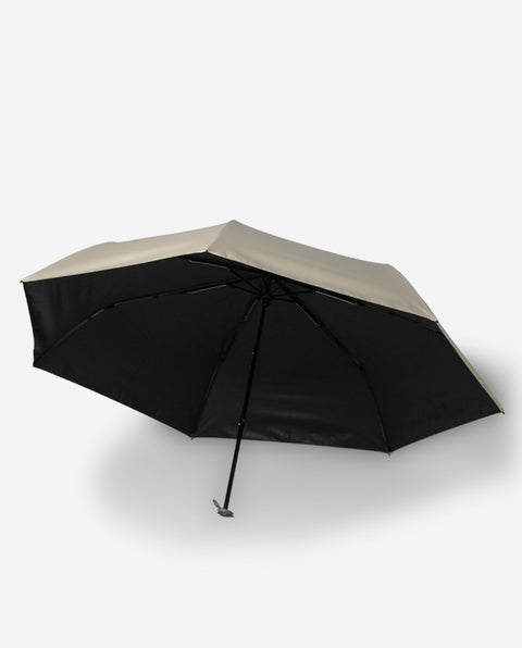 IN-RDC-60M Beige-Silver 60cm ラディクール軽量スリム 晴雨兼用折り畳み