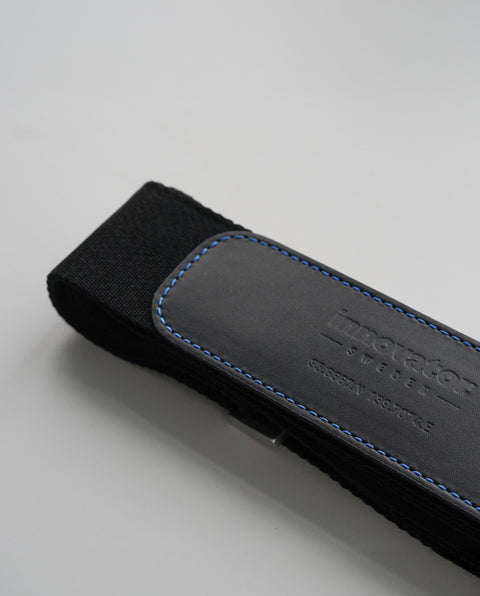 IV619 Black/Blue Suitcase Belt