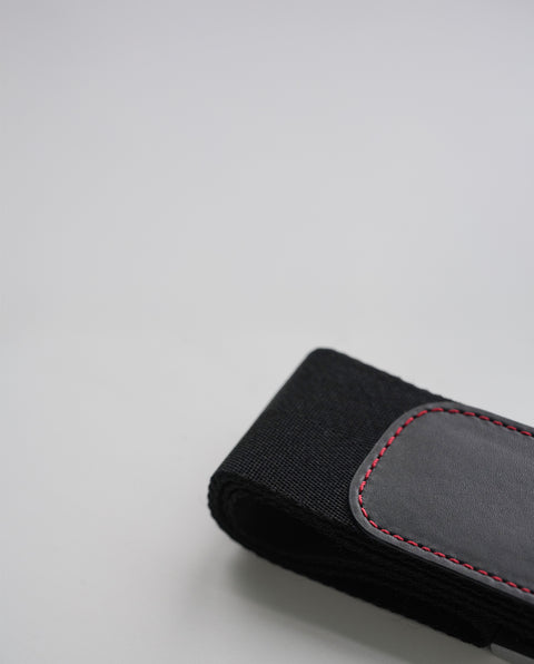 IV619 Black/Red Suitcase Belt