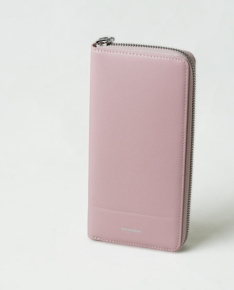 INW48 Pale Pink Round Fastener Wallet L