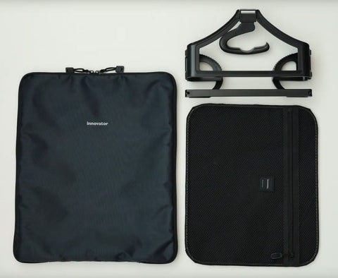 INV5EVA Black 38L Cabin with Garment Bag