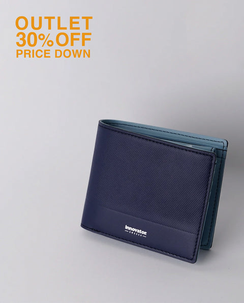 INW37 Navy Bifold Wallet