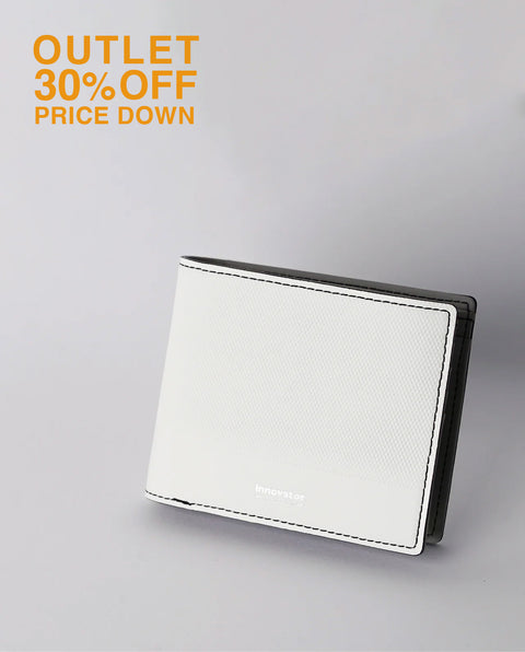 INW37 White Bifold Wallet
