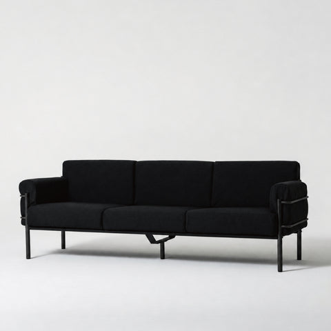 PUL0302 Pulpit "3S" Sofa Black Flame