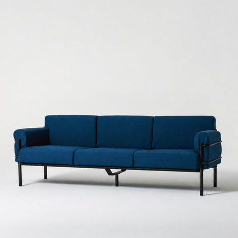 PUL0302 Pulpit "3S" Sofa Black Flame