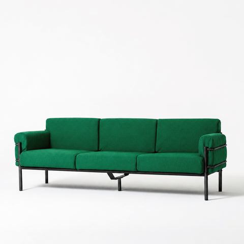 PUL0302 Pulpit "3S" Sofa Black Flame