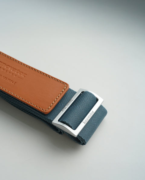 IV619 Silver Blue Suitcase Belt