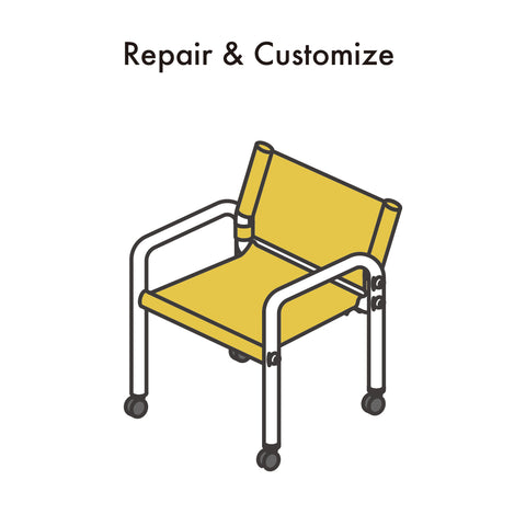 Captain Chair Repair-Fabric