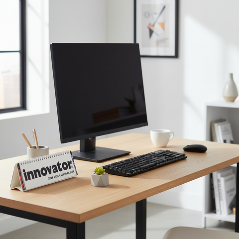 innovator卓上カレンダー - パソコン左下配置