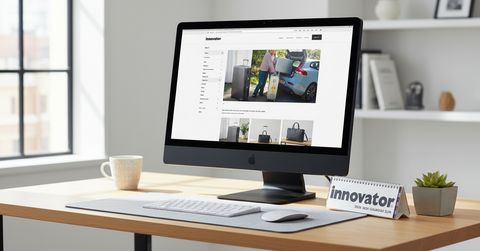 innovator卓上カレンダー 白 - オンラインショップ画面