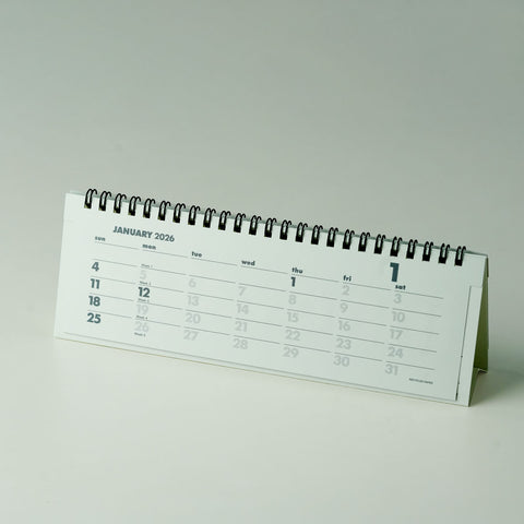 2026卓上 スリム ブラック