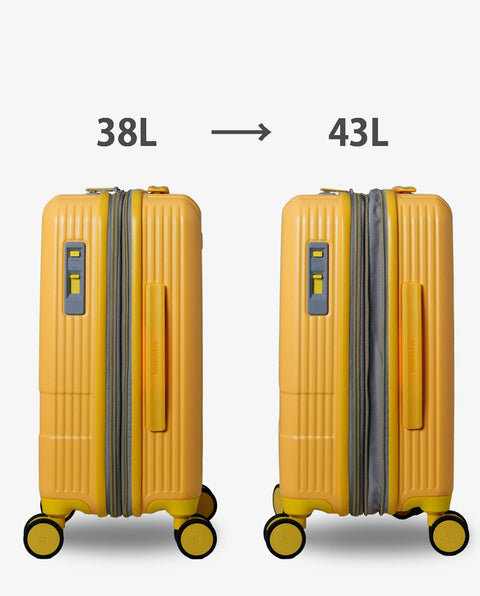 INV43EX Sunny Yellow 38L->43L Expandable