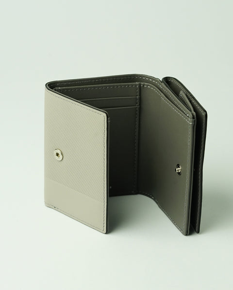 INW33 Grey Trifold Wallet