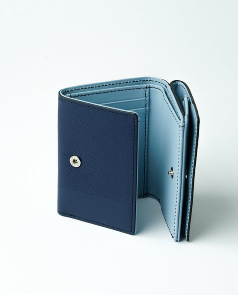 INW33 Navy Trifold Wallet